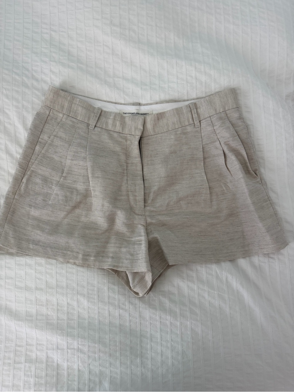Aritzia Effortless Linen Shorts Size 12